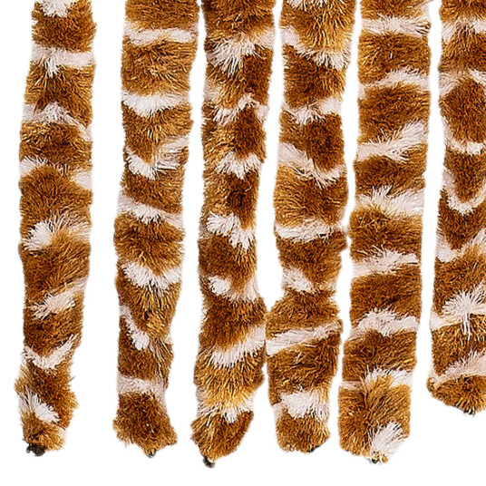 Vidaxl Insektgardin Oker Og Hvit 100x220 Cm Chenille