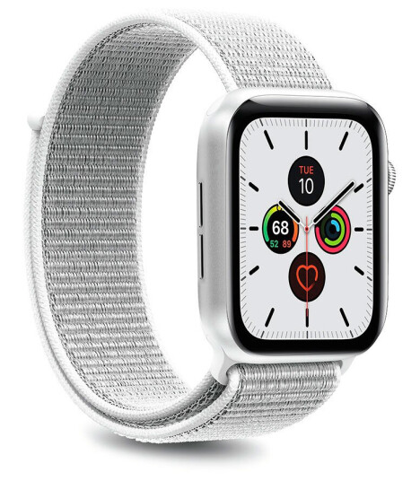 Puro Rem til Apple Watch Nylon 38 40mm Hvit