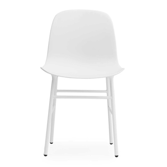 Normann Copenhagen Form Stol Hvit/Stål