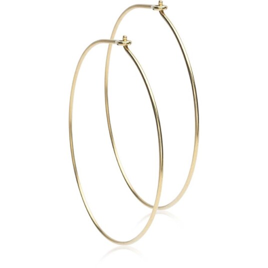 Blomdahl Golden Titanium Ear Ring 35 mm Blomdahl Golden Titanium Ear Ring 35 mm