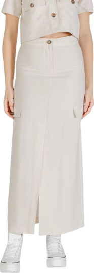 Jacqueline de Yong Dame Skjørt Hvit M, Jacqueline de Yong Dame Skjørt Hvit M,