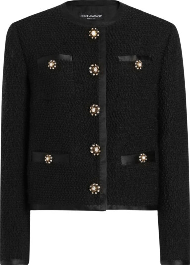 Dolce & Gabbana Dame Jakker Svart S, Dolce & Gabbana Dame Jakker Svart S,