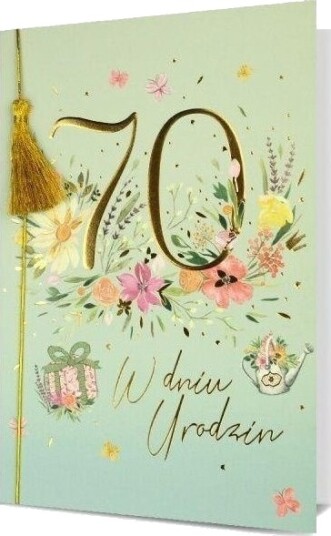 Kort B6 Bursdag 70