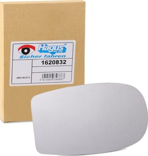 VAN WEZEL 1620832 Speilglass, ytterspeil