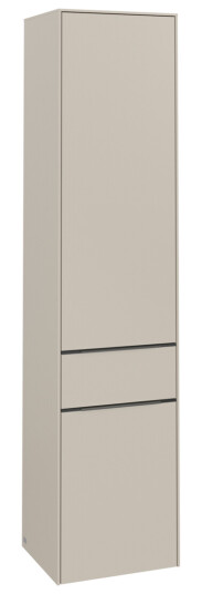 VILLEROY & BOCH SUBWAY 3.0 HØYSKAP 40X171 HØYRE 2 DØRER & SKUFF CASHMERE GREY HÅNDTAK I MØBELETS FARGE VILLEROY & BOCH SUBWAY 3.0 HØYSKAP 40X171 HØYRE 2 DØRER & SKUFF CASHMERE GREY HÅNDTAK I MØBELETS FARGE