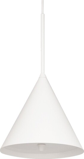 Idre Takpendel  Diameter 20 Cm  Matt Hvit