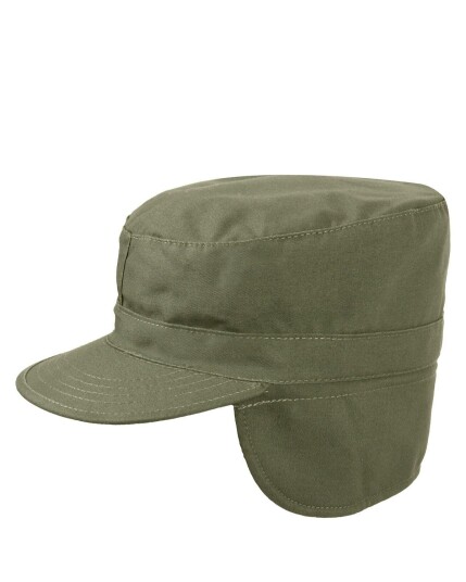 Rothco Combat Cap med øreklaffer Olive Grønn, Oliven