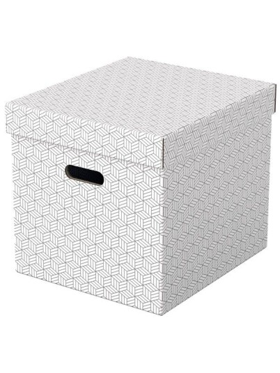 Esselte Storage Box  Home Cube White Pa/3