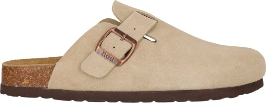 NOU Corwin Leather Kork Clogs Dame Beige 41