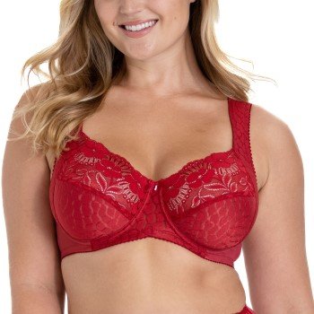 Miss Mary Jacquard And Lace Underwire Bra BH Rod F 90 Dame