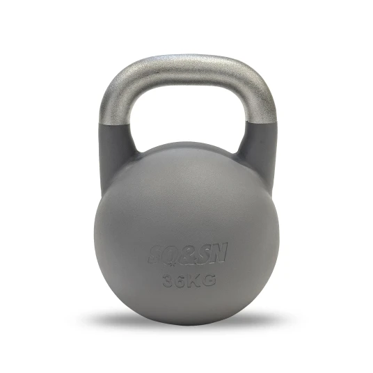 SQ&SN Competition Kettlebells V2 4 36 kg | Samme størrelse | Indstøbte kg angivelser | Robust design til træning og konkurrence