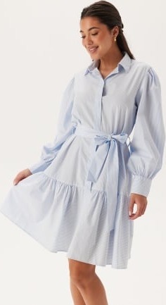 GANT Reg Classic Poplin Striped Dre Fresh Blue 40 GANT Reg Classic Poplin Striped Dre Fresh Blue 40