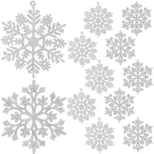Ruhhy Julekuler - snøfnugg 12stk 22516