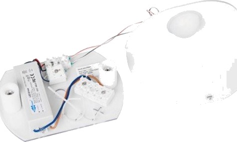 Louis Poulsen reservedel: LED modul for halvskjermet skottlampe i aluminium