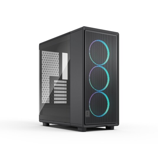 Fractal Design Epoch RGB Kabinett ATX med Lys Tint Sorte