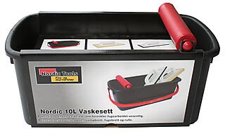 Nordic Tools vaske fugesett nt 10 liter m svamp og fugebrett