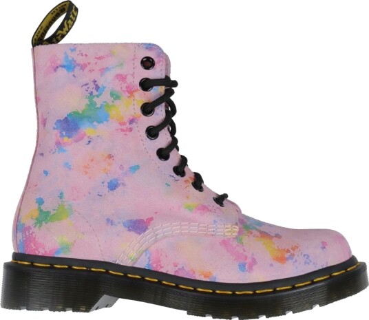 Dr. Martens Støvler   1460 Pascal   Rosa Rainbow Utbrudd Suede   Dr. Martens   36   Støvler