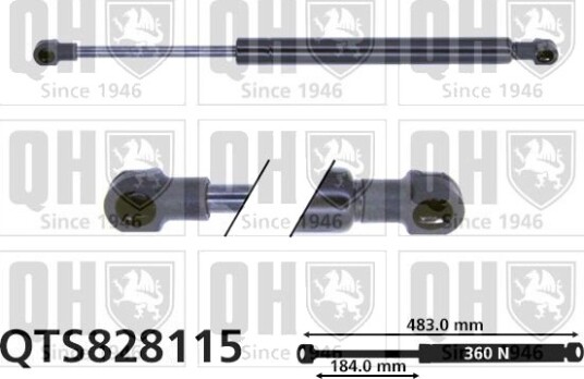 Baklukedemper QUINTON HAZELL QTS828115