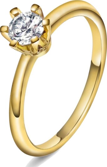 Vida By Pan Jewelry Vida ring i gull med dia 0,50 ct TWSI størrelse Vida ring i gull med dia 0,50 ct TWSI 60