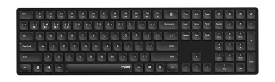 Rapoo E8020 Multi-Mode Trådløst Ultratynt Tastatur med Bluetooth og RF Rapoo E8020 Multi-Mode Trådløst Ultratynt Tastatur med Bluetooth og RF