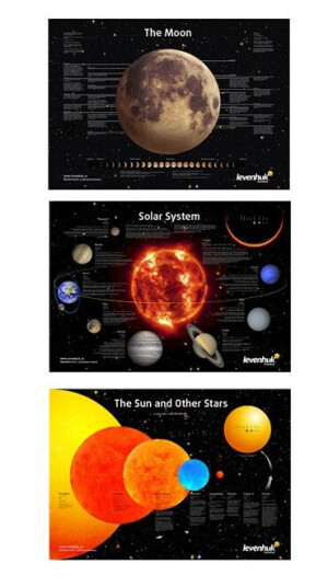 Levenhuk Space Posters Set Levenhuk Space Posters Set