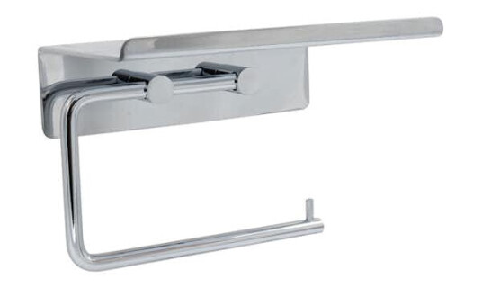 Toalettpapirholder Beslag Design Base med Hylle 60607-41 Toalettpapirholder Beslag Design Base med Hylle 60607-41