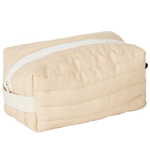 Fabelab Quilted Toiletry Bag - Wheat - Coral - ONE SIZE