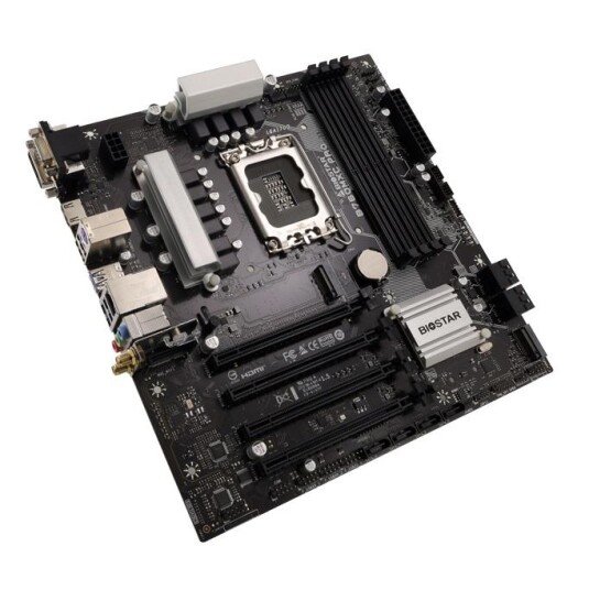Biostar B760MXC PRO mATX Hovedkort med LGA 1700 og DDR5 Biostar B760MXC PRO mATX Hovedkort med LGA 1700 og DDR5