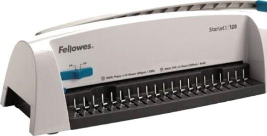 Fellowes Starlet 2 Manuell 120 Ark Plastkambinding Grå Hvit