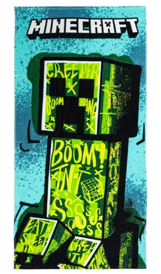 Minecraft Strandhåndkle Creeper Minecraft Strandhåndkle Creeper