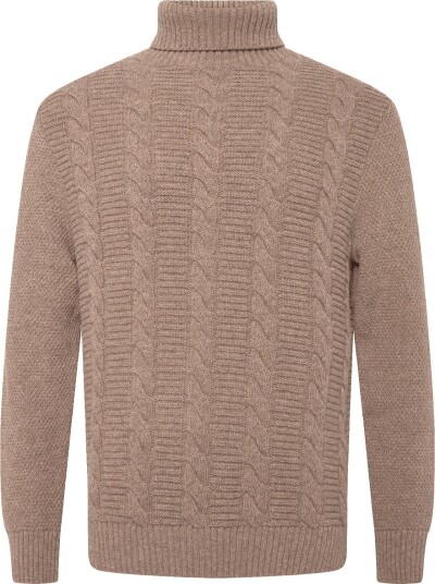 Barbour Barbour Staplecross Rollneck Sweater - STONE - S
