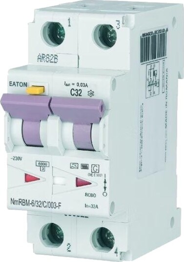 Eaton Jordfeilautomat 32A C Type F