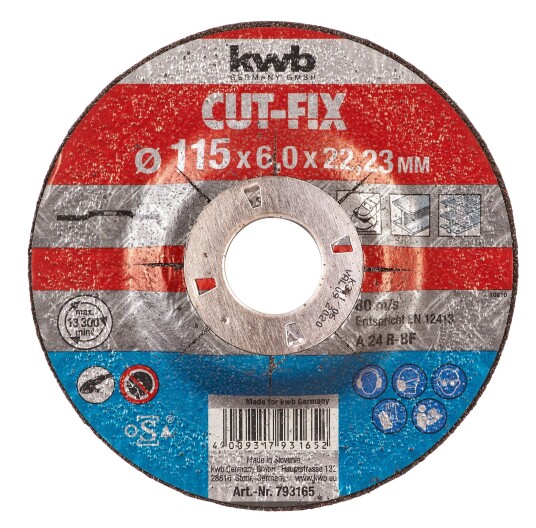 KWB CUT FIX Slipeskiver Til Metall