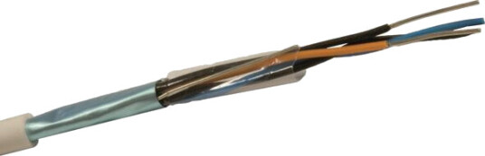 Nexans PTS-HF Telekabel 1x4x0,6 mm, hvit 100 m, bobin
