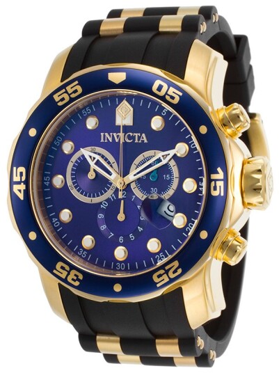 Invicta Herreklokke 17882 Pro Diver Blå/Gulltonet stål Ø48 mm Invicta Herreklokke 17882 Pro Diver Blå/Gulltonet stål Ø48 mm