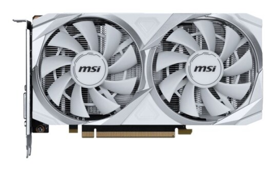 Msi GeForce RTX 3050 Ventus 2X XS Grafikkort 8GB GDDR6 Hvit Msi GeForce RTX 3050 Ventus 2X XS Grafikkort 8GB GDDR6 Hvit
