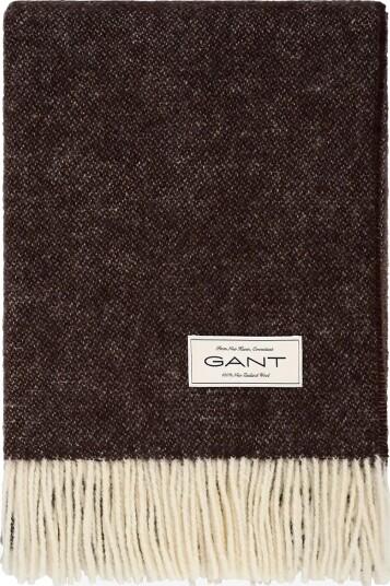 Gant Wool Throw - DEEP BROWN - 130X200