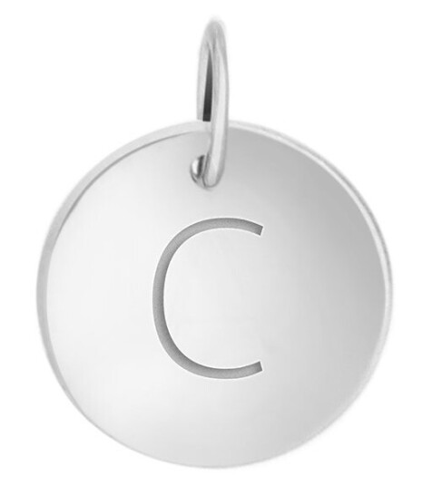 Pan Jewelry, Anheng i sølv med bokstav C
