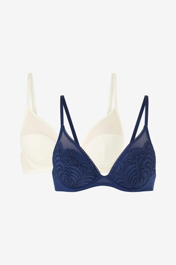 DORINA - Spile-BHer Lincoln 2-pakning - Blå