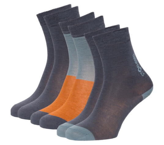 Stormberg Tippetue ullsokk barn 3 pack 19/22
