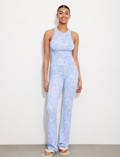 Envii Enmargaux Pants Aop 5347 Blue S Envii Enmargaux Pants Aop 5347 Blue S