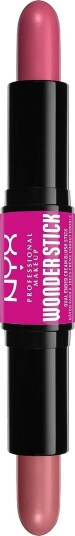 NYX Professional Makeup   Wonder Stick Dual Ended Cream Blush Stick   Rosa