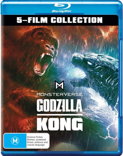 Godzilla X Kong Monsterverse 5Film Collection Bluray