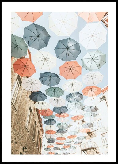 Umbrellas Plakat Plakat / 21x30cm