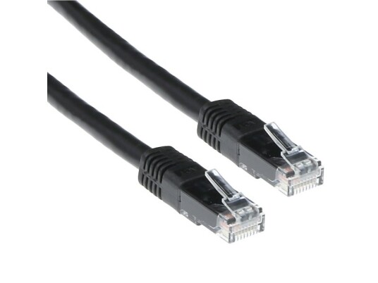 Act Black 5 Meter U/Utp Cat6 Patch Cable With Rj45 Connectors. Cat6 U/Utp Black 5.00M (Ib8905)