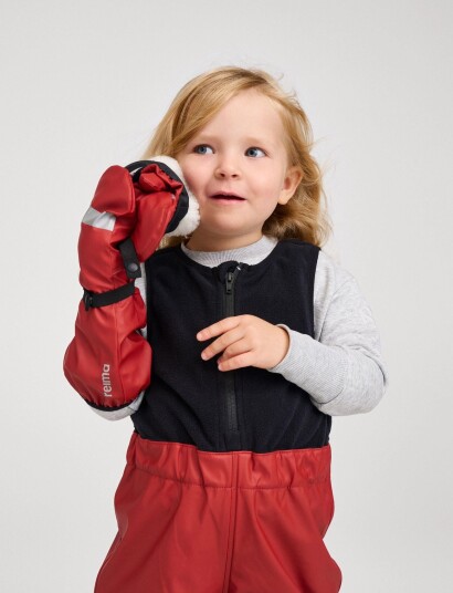 Reima Rain Mittens Loska Red 5