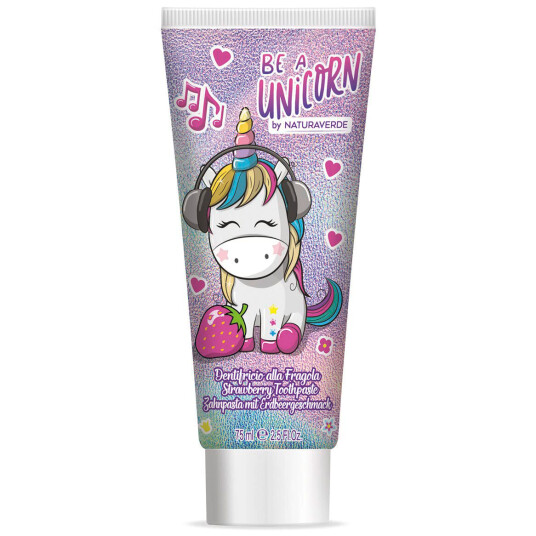 Be a Unicorn Barnetannkrem NATURAVERDE Strawberry 75 ml. Be a Unicorn Barnetannkrem NATURAVERDE Strawberry 75 ml.