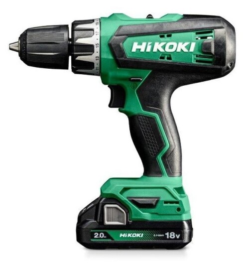 Hikoki DV18DF Slagbormaskin 18V Med 2x2.0Ah batterier