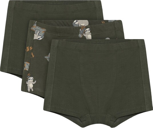 Minymo Boxers 3 Pack Aop Green 104