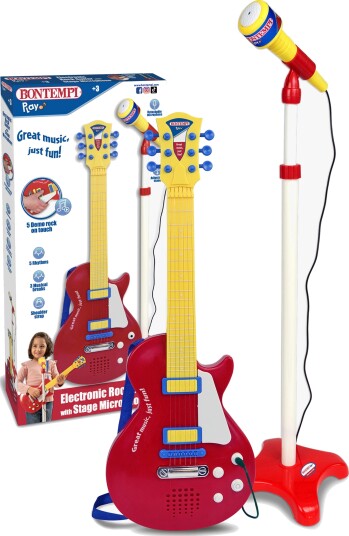 Bontempi Gitar Med Mikrofon Rock
